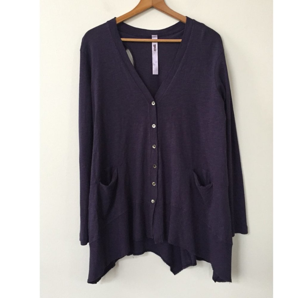 Wilt Cardigan with Back Cut-Outs